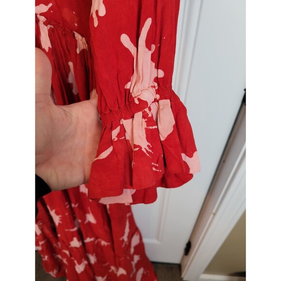 NWT Busayo Ina Ruffled V-Neck Maxi Dress Size XS Event Attire - Picture 8 of 11